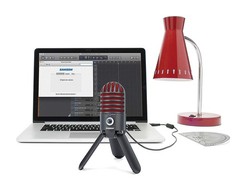 Samson Meteor Mic USB Studio Microphone, Titanium Black/Red – Limited Edition