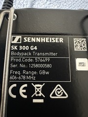 Sennheiser Sk 300 G4 606-678 MHz