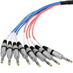 Seismic Audio – SAXT-8x15F – 8 Channel 15′ XLR 15 Foot – 8 Channel, black