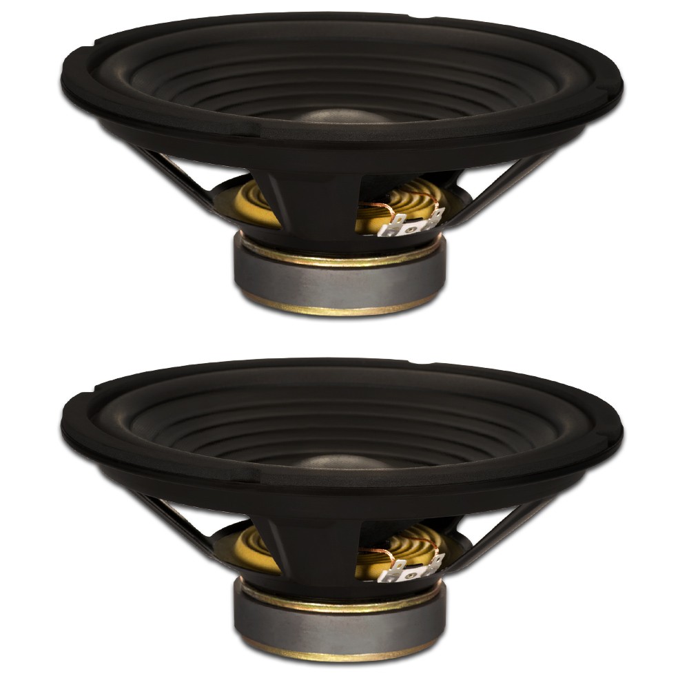 2 Goldwood Sound GW-210/4 OEM 10″ Woofers 220Watt each 4ohm Replacement Speakers