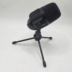 Unbranded Desktop USB Microphone Black Tripod Stand Retro Gaming Podcast Mic