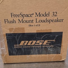 Bose FreeSpace Model 32 Flush Mount Loudspeaker White 70V 4 Ohm Wired