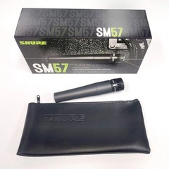 Shure SM57LC Dynamic Instrument Mic XLR Professional Microphone Stand Clip Bag