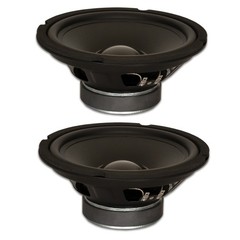 2 Goldwood Sound GW-8024 Rubber Surround 8″ Woofers 190W each 4ohm Speakers