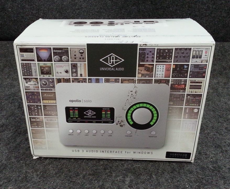 UNIVERSAL AUDIO Apollo Solo Heritage Edition Desktop 2×4 USB 3 Audio Interface