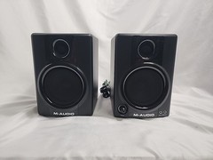 M-Audio AV30 Compact Desktop Studio Monitor Speakers , Pair – Black
