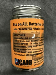 Caig DeoxIT Battery Cleaner & Protectant With Brush Lid, 115 g, CL-BCP-04
