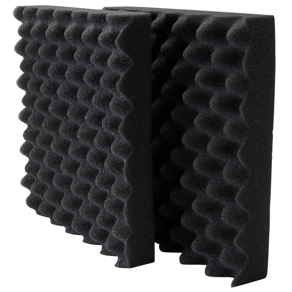 9 pack Acoustic Soundproofing Egg Crate Foam Tiles 2″ x 12 x 12 (charcoal)