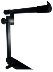 Rockville Z55 Z-Stand Adjustable 2-Tier Keyboard Stand w/Shelf + Travel Bag