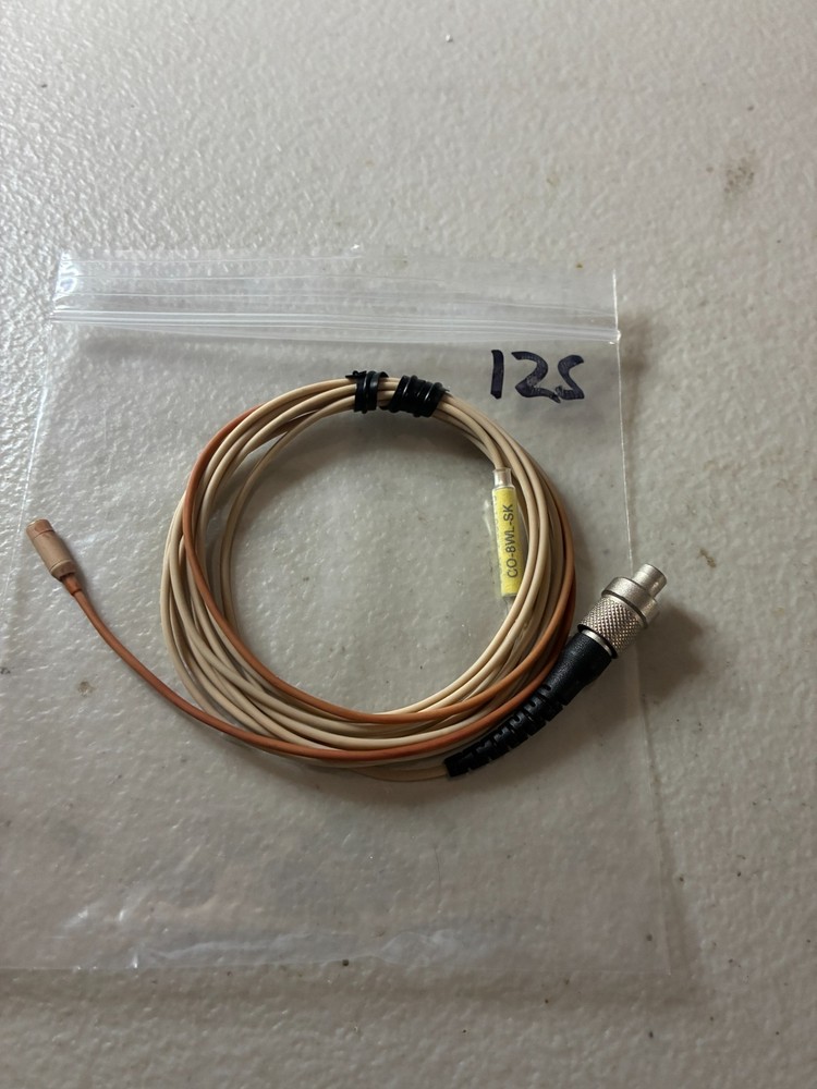 Point Source CO-8WL, Beige – Omni Lavalier, with 3-pin Lemo connector, #125