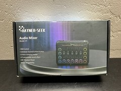 Hayner Seek H1 Black Podcast Equipment DJ Audio Mixer For Live Streaming