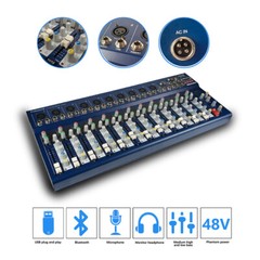 Professional Bluetooth Line Live Mixing Studio Audio Sound Mixer 14 Channel Mix