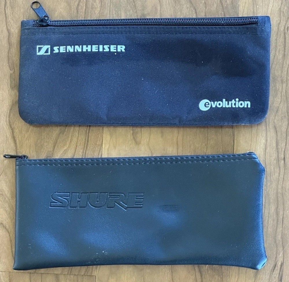 Shure and Sennheiser Evolution Microphone Storage Cases