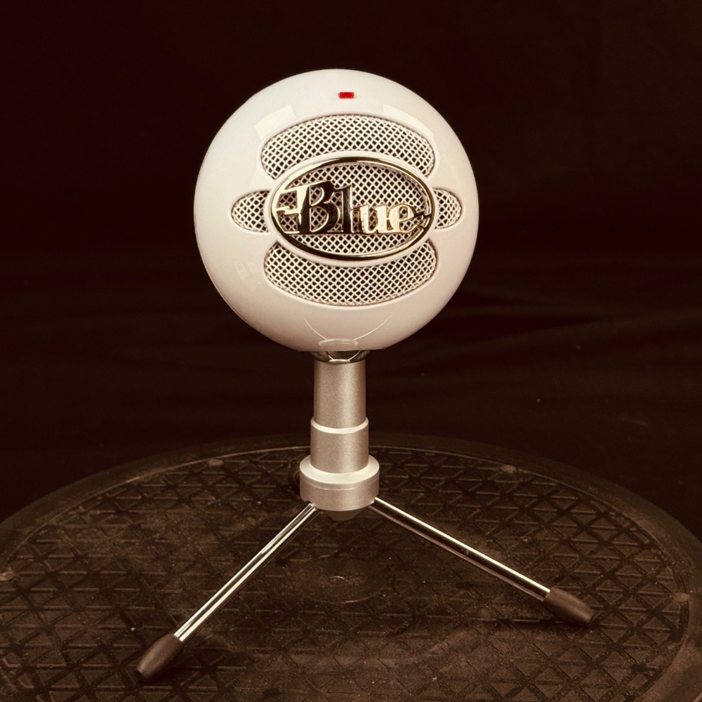 Blue – Microphone – Snowball iCE Condenser USB Microphone – WHITE