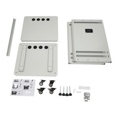 15U Audio Equipment Rack Audio Rack With Feet & Wheels Rolling Studio Rack Case