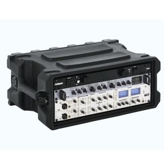 Gator Cases Pro Series 4U Rack Case with Shallow 13″ Space, black
