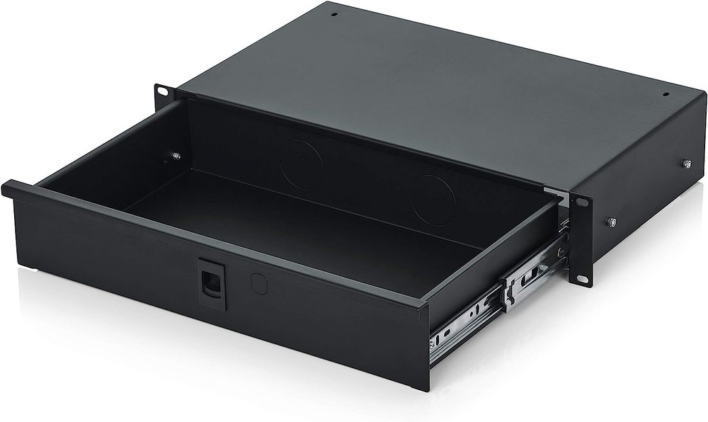 Gator Rackworks Shallow 2U Rack Mount Drawer with Lock; 10″ Deep (GRW-DRWSH2)