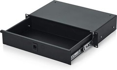 Gator Rackworks Shallow 2U Rack Mount Drawer with Lock; 10″ Deep (GRW-DRWSH2)