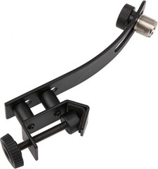 1Pcs Yootones Drum Microphone Shockproof Clip Rim Mount Holder Metal Black
