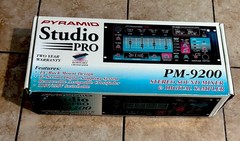 Vintage Pyramid Studio Pro PM-9200 Stereo DJ Sound Mixer & Digital Sampler NOS!