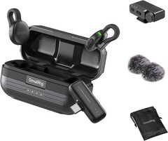 SmallRig S70 Wireless Mic (2 TX+2 RX+Charging Case),USB-C and 3.5mm Jack Compact