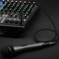 XLR Microphone Cable 10 FT 2 Pack, XLR Male and Female Patch Cables with 3-Pin B