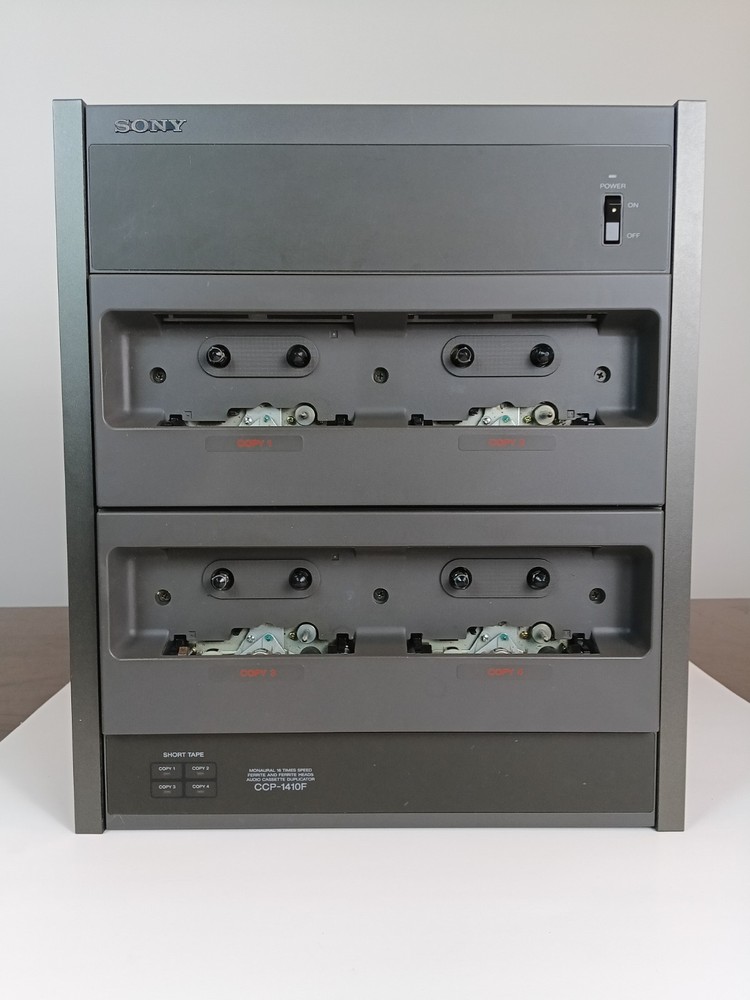 Sony CCP-1410F Audio Cassette Duplicator Monaural 16x Ferrite Heads *New, OB