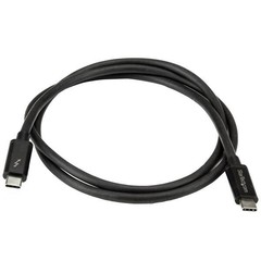 StarTech Thunderbolt 3 20Gbps USB-C Cable – Black, 1 m