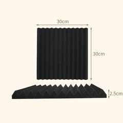 12Pack 12″X12″X1″ Self-Adhesive Acoustic Foam Panel Studio Soundproof Wall Tiles