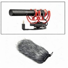 Mic Furry Windscreen Easy to Use Mic Windjammer for Interview Outdoor Use