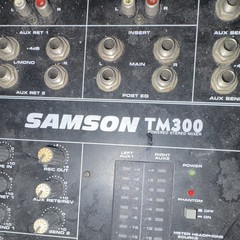 Samson TM300 6-Channel 150W Powered Stereo Mixer w/ Phantom Power