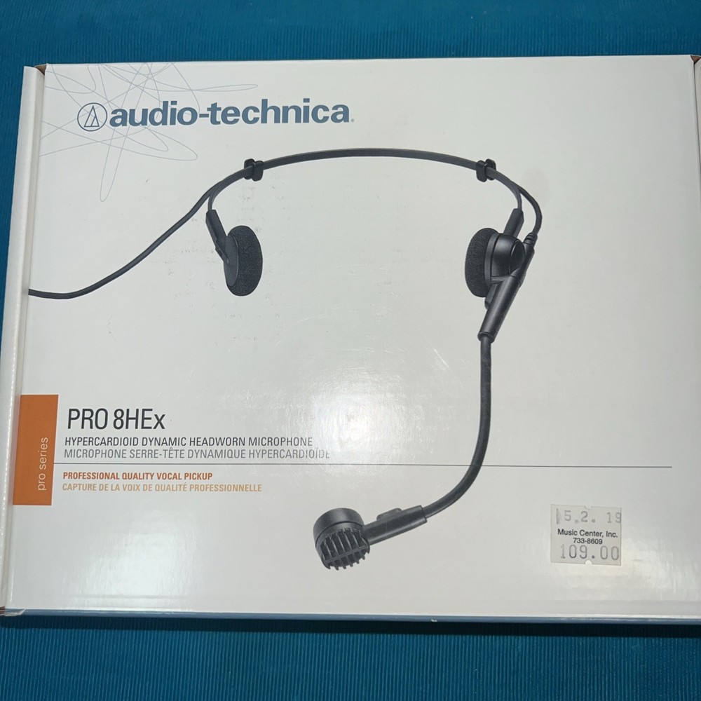 Audio Technica PRO8HEX Headset Microphone New In Box