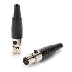 3/4/5 PIN Mini XLR Female Aviation Connector for Microphone Audio Video Connect