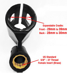 Durable Wireless Microphone Holders – 12 Pack of Indestructible Rubberized Plast