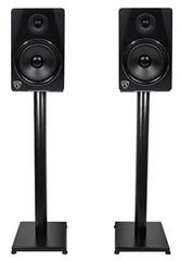 Rockville 29″ Black Steel Studio Monitor Speaker Stands For Rockville DPM5B