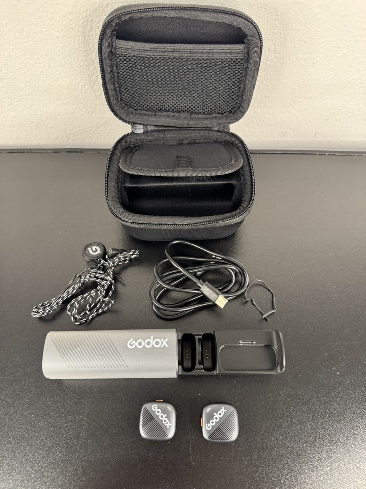Godox Cube-SL Kit2 Wireless Lavalier Microphone 2 TX And Charger No RX Receiver