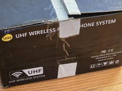 Universal Wireless Microphone System UHF 8 CH for Table Conferences Meetings NEW