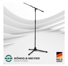 Konig & Meyer 210/9 Tripod Microphone Stand w/ Telescoping Boom 35in-63in