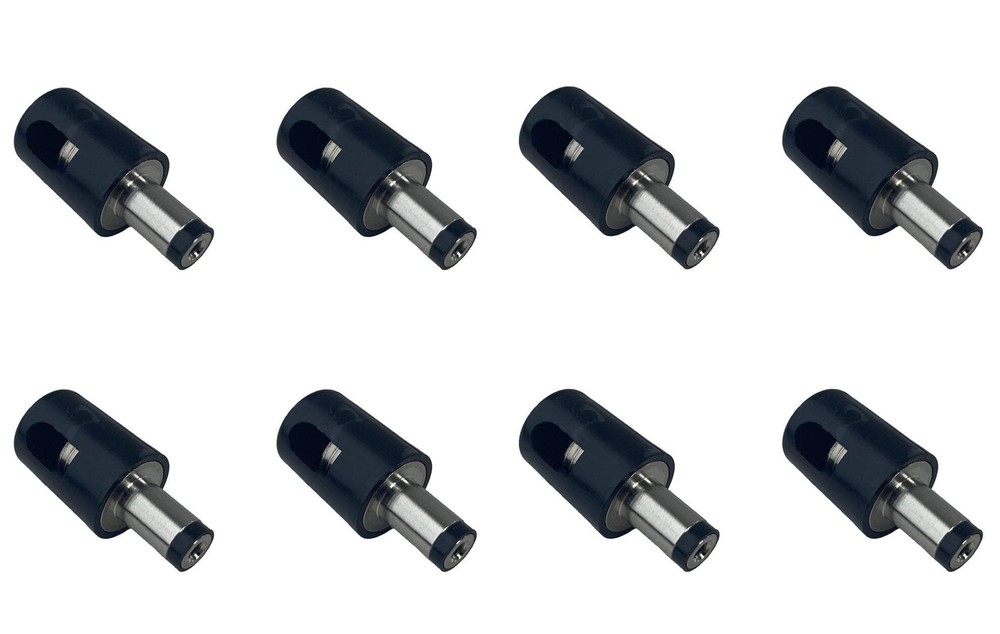 8 Pack LCDCPLG LAVA Right Angle DC Power Plug DIY High End Solderless Connection