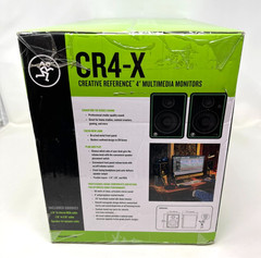 Mackie CR4-X Creative Reference 4″ Multimedia Studio Monitors-SEALED BOX!!