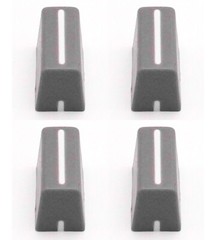 4pcs Fader Knob Cap For Pioneer DDJ-SX SZ Rane 61 62 64 68 Denon Numark (Grey)