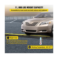 VEVOR Cable Protector Ramp, 5 Packs 2 Channels Speed Bump, Rubb… USA FAST SHIP
