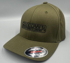 Soundcraft Electronics Logo Embroidered Flexfit Ball Cap Black Olive Navy Sm-XXL