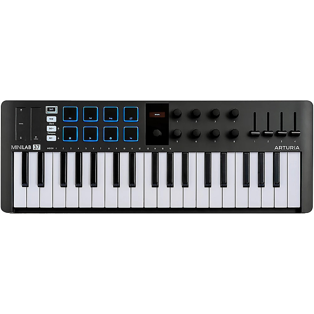 Arturia MiniLab 37 MIDI Controller – Black