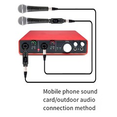 1X(Rechargeable Dynamic Microphone Preamplifier LCD Screen 12DB-39DB1416