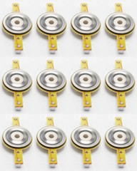 12pcs for RPTW350Ti TW350Ti Bullet Super Tweeter Replacement Diaphragm 8Ω