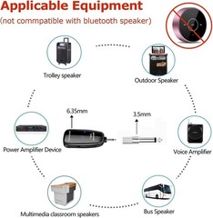 Professional Wireless Microphone with LED Screen for Saxophone & Brass Players