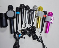 Lot of 10 Microphones – Untested, Signs of Use, Various Models