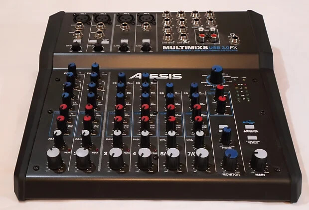 Alesis MultiMix 8 USB FX 8 Channel Mixer
