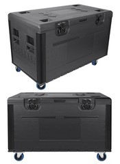 Cable Trunk ATA Road Case Heavy Duty Utility Road Trunk Flight Case with Wheels